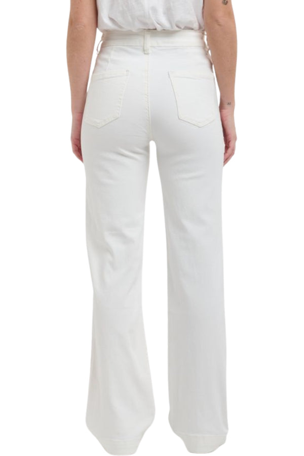 Bobbi 7/8th Jean - White