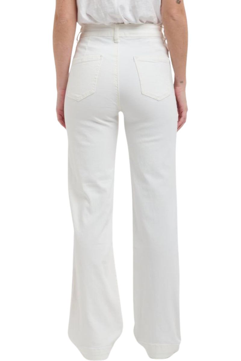 Bobbi 7/8th Jean - White