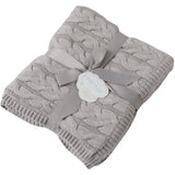 Aurora Baby Blanket - Silver/Cream