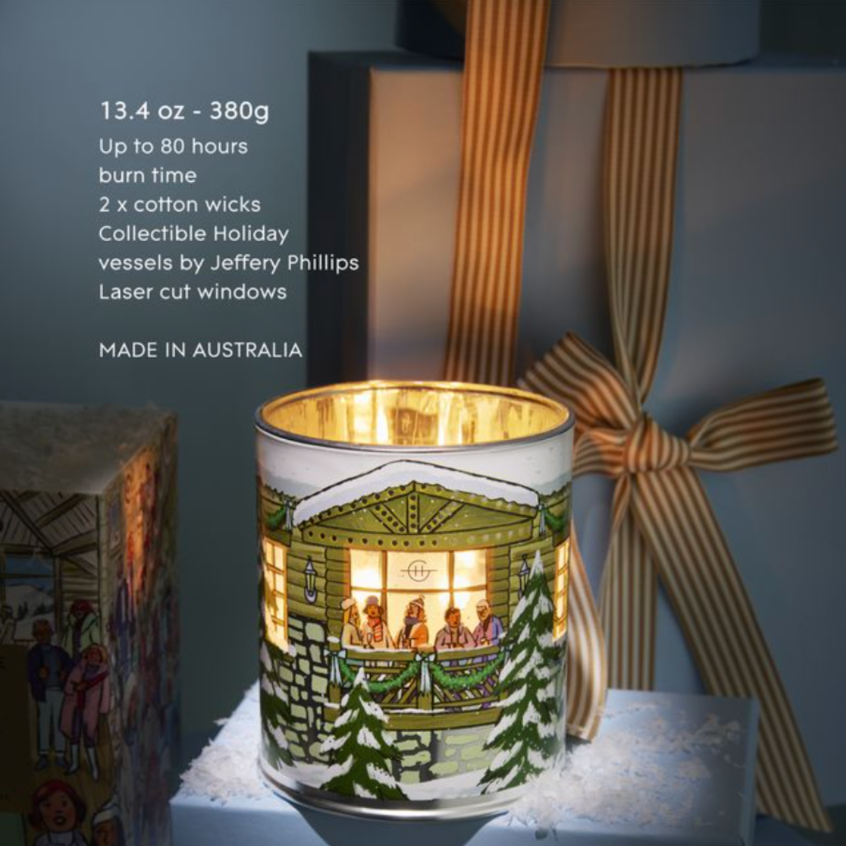 380g Candle - White Christmas 26
