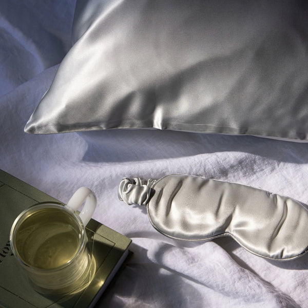 Silk Pillowcase - Moonstone Grey