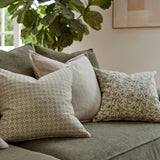 Samira Diamond Cushion - Green