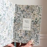 Linen Bound Journal - Ivory Garden