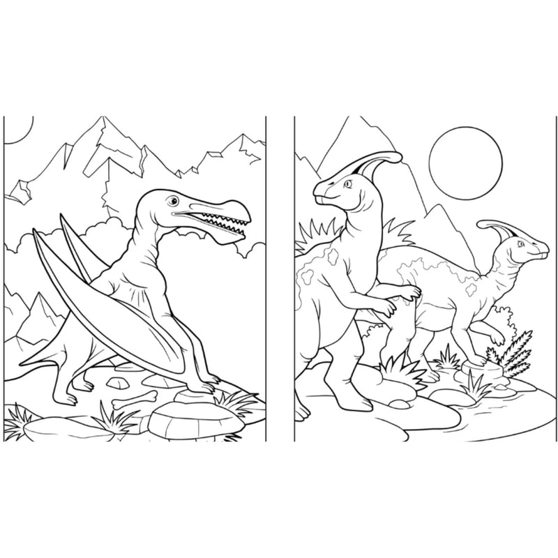 1000 Stickers & Colour - Dinosaurs