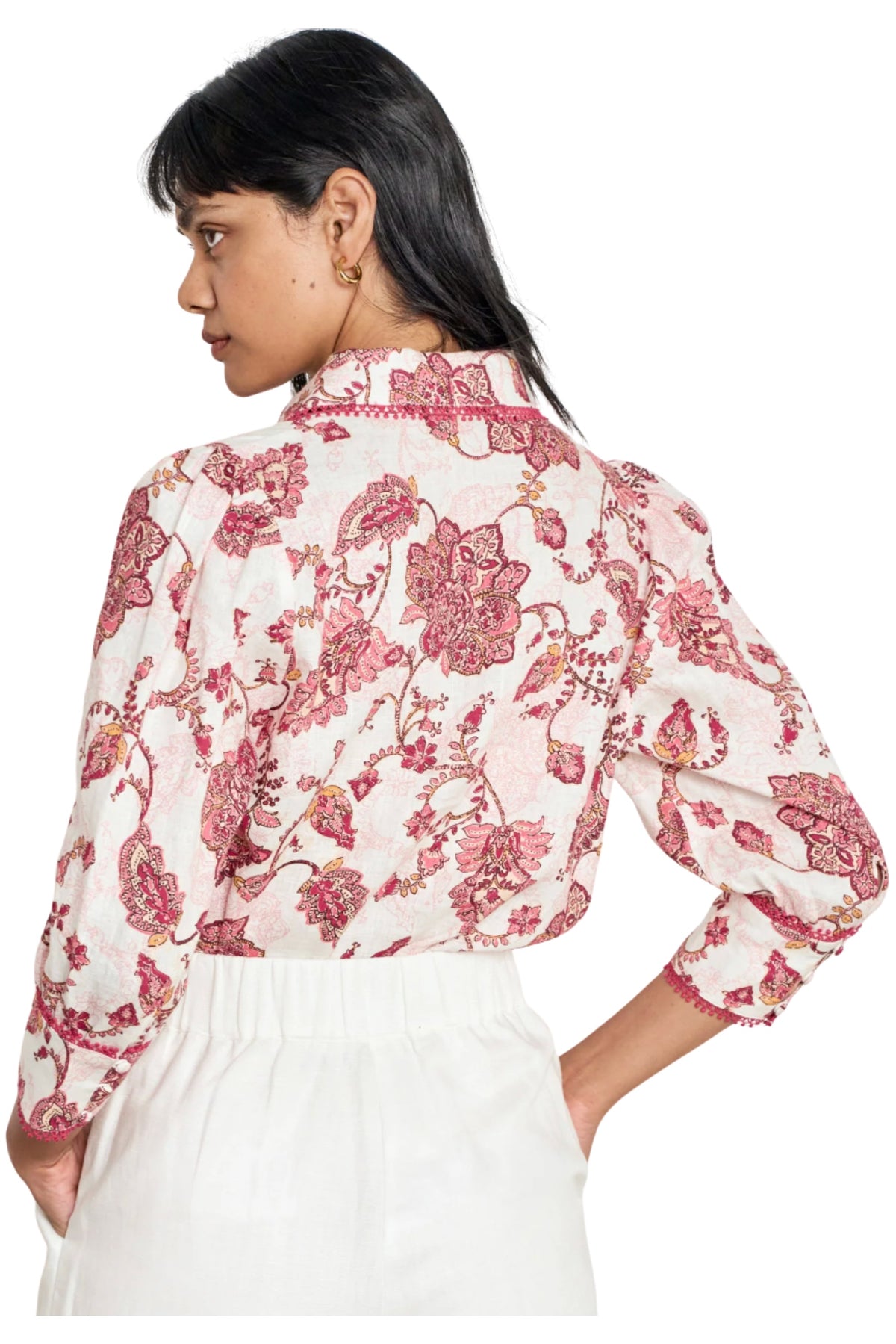 Serenade Top - Rose Paisley