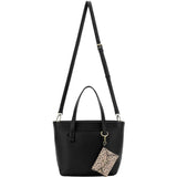 Antoinette 3 pc Handbag - Black
