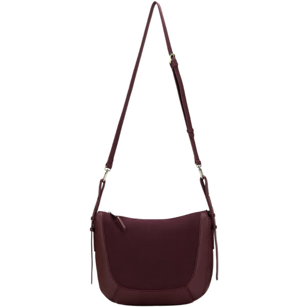 Fleur Handbag - Burgundy