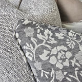 Selene Cushion 50cm - Black/Grey