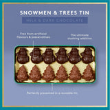 Snowmen & Trees Pencil Tin Milk/Dark