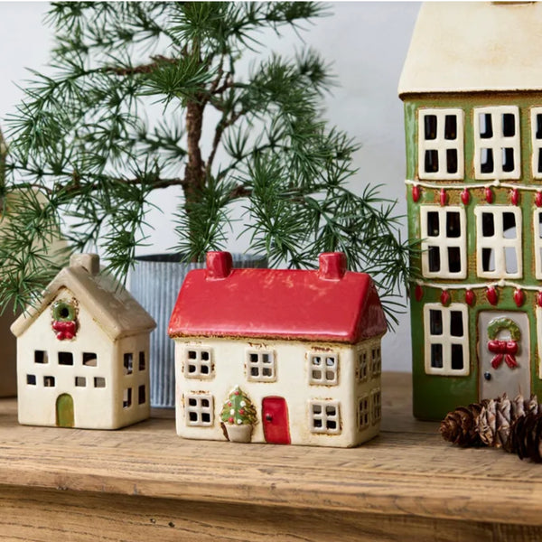 Tea Light Villa - Christmas Stone