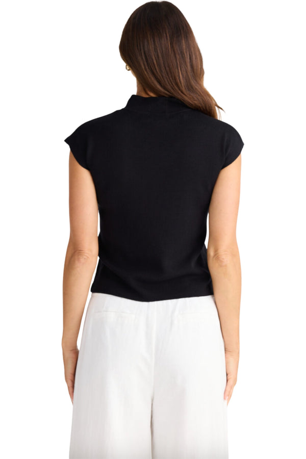 Kyoto Knit Top - Black