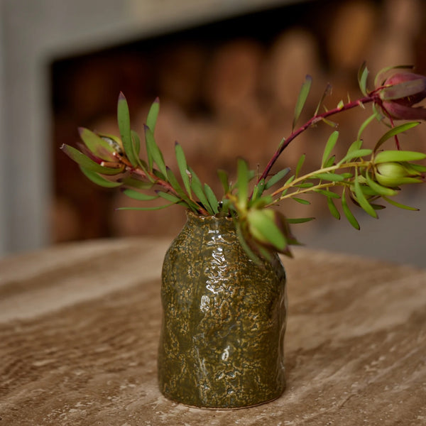 Chloe Small Vase - Olive