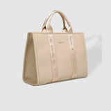 Manhattan Logo Tote Bag - Biscotti