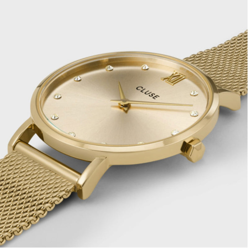 Minuit Mesh Crystals, Full Gold