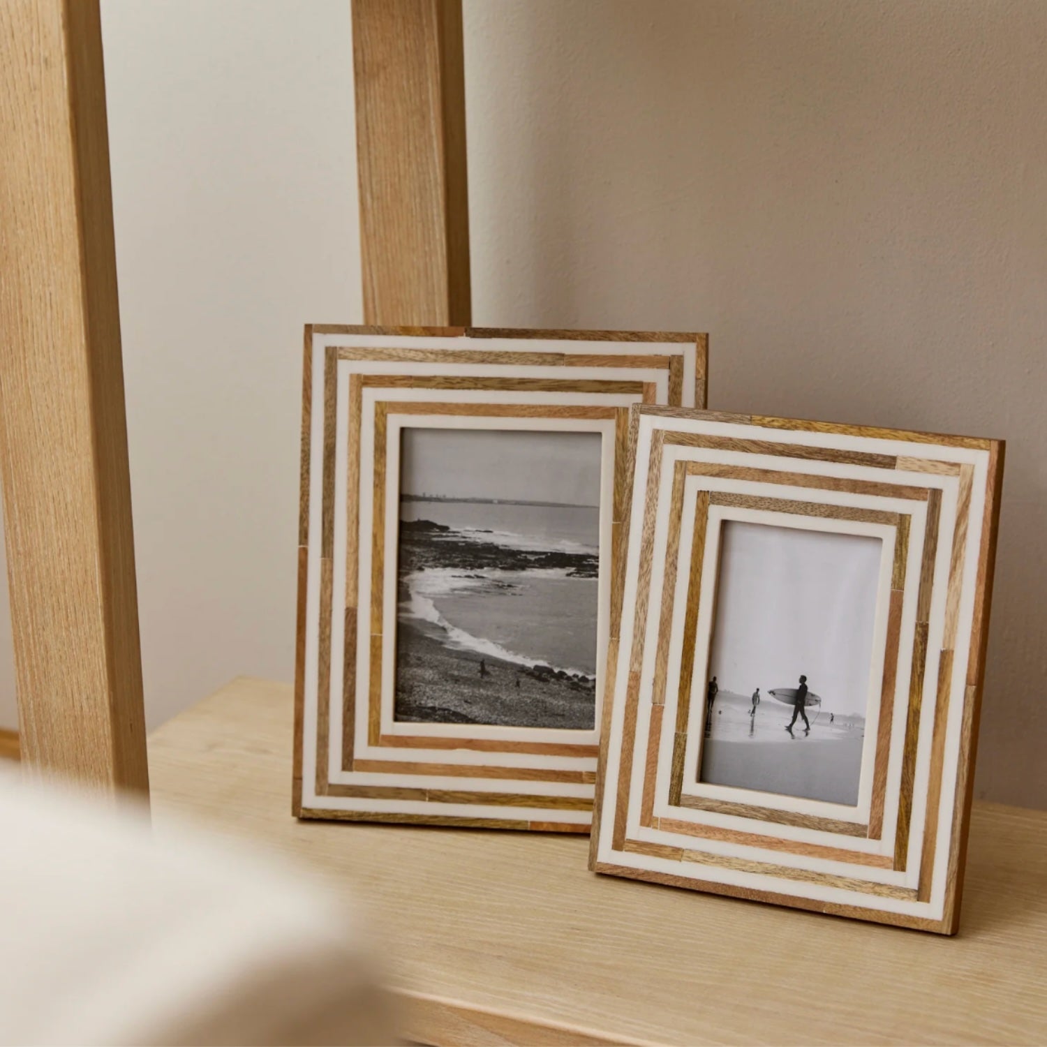 Linwood 5x7 Frame  - Natural/White
