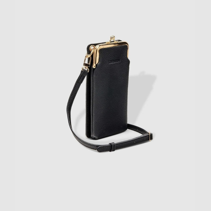 Billie Crossbody Phone Bag - Black