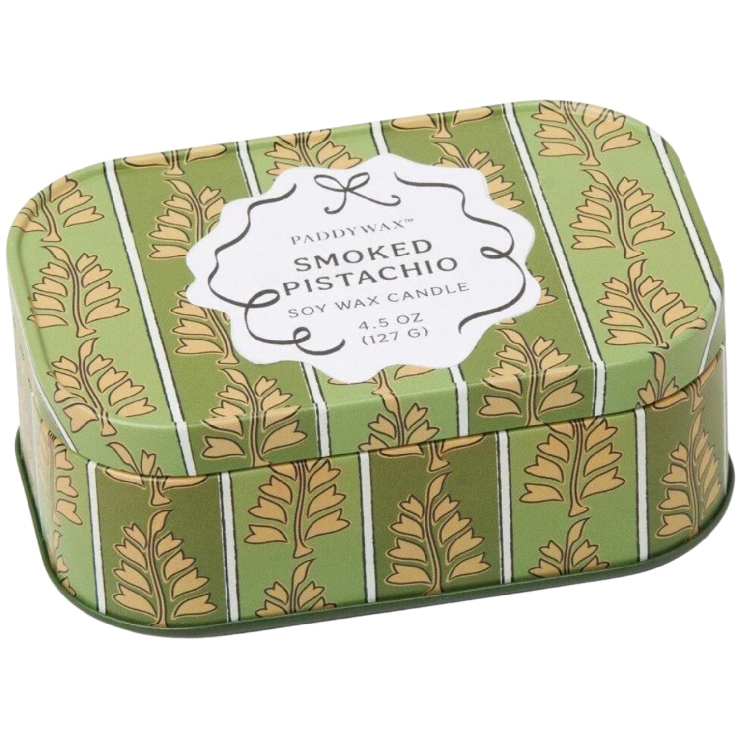 4.5oz Tin Candle - Green & Khaki