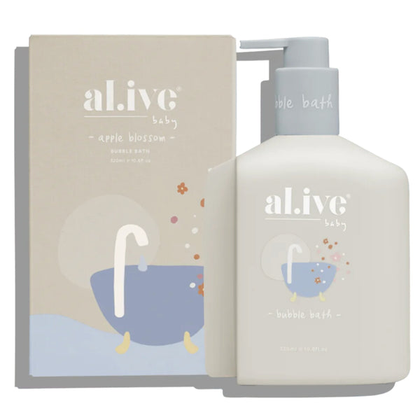 al.ive Baby Apple Blossom Bubble Bath Pack
