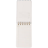 Twin Wire Notepad - Wavy Blue