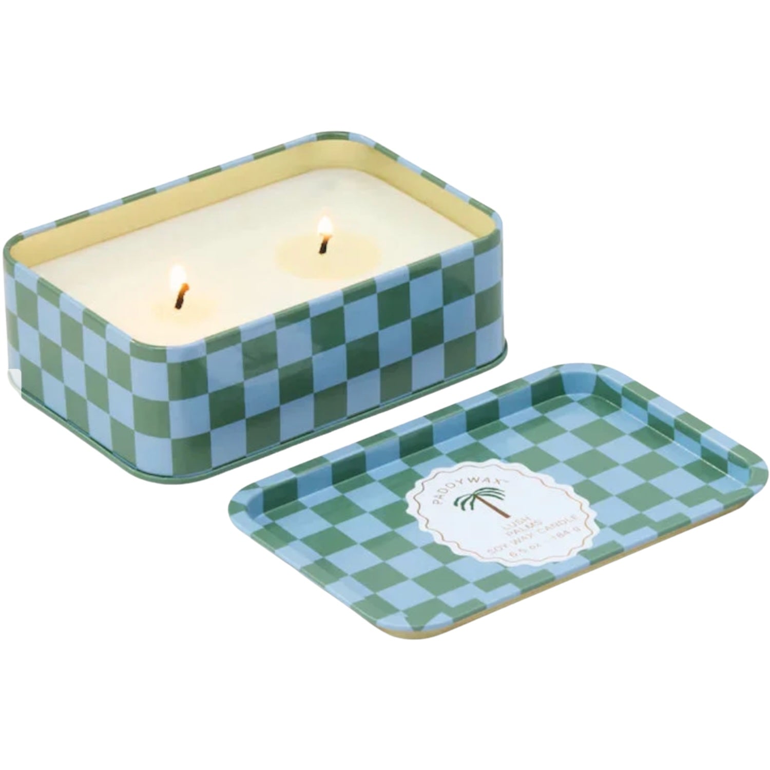 6.5oz Tin Candle - Lush Palms