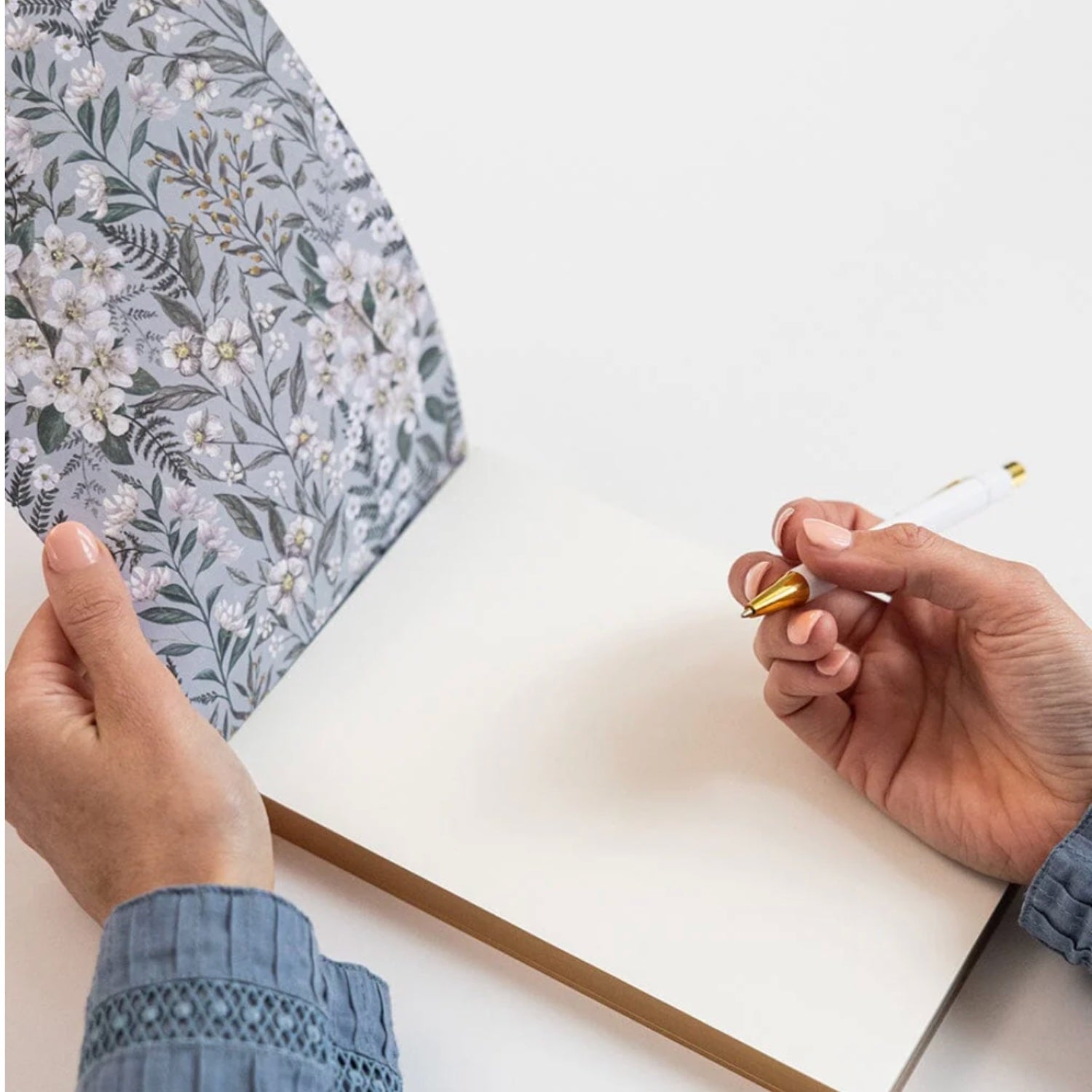 Ivory Garden Notepad Jotter