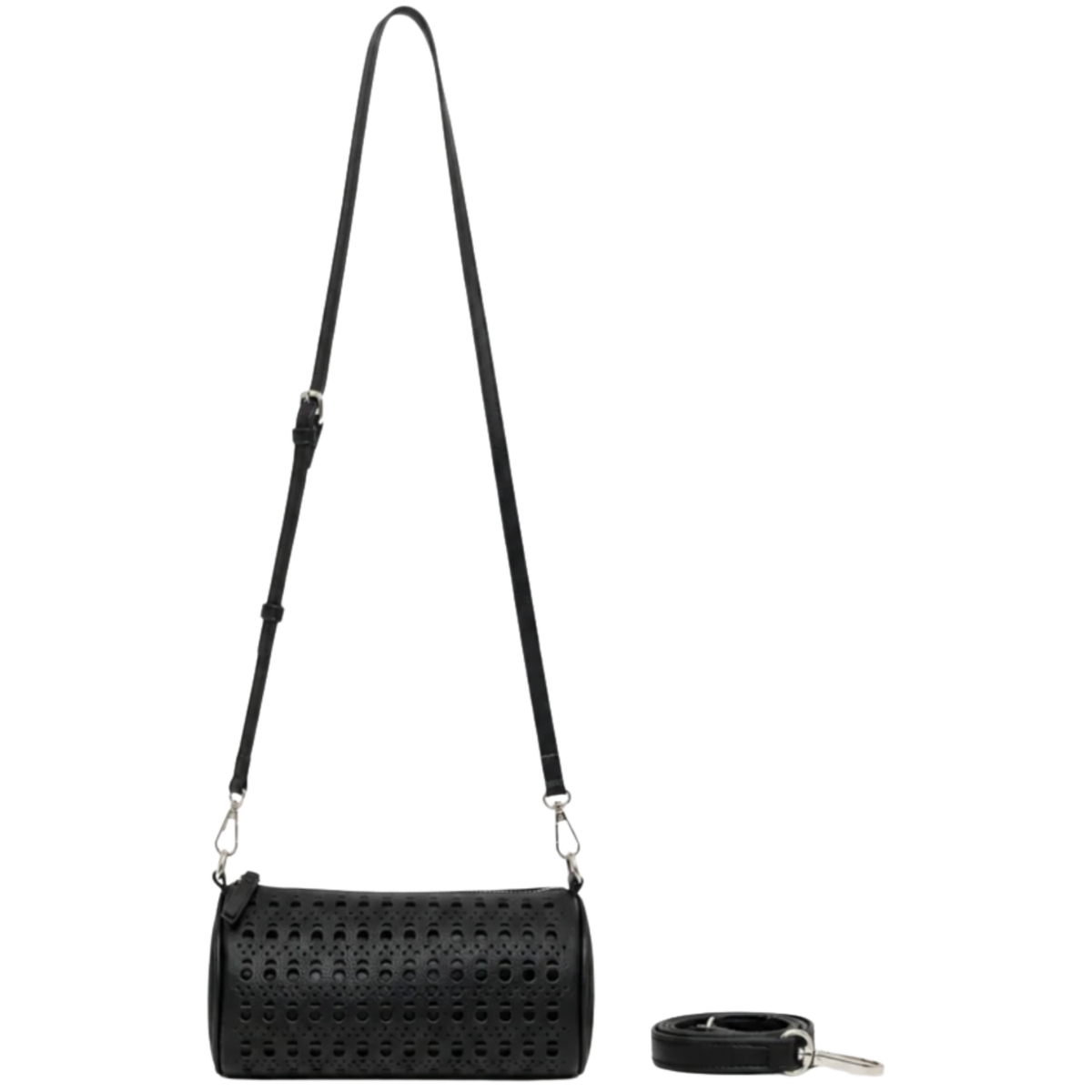 Delilah Barrel Bag - Black