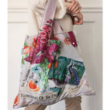 Shopping Bag - Poppies/Foxgloves