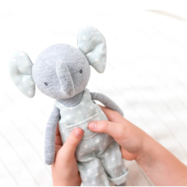 Elliot Elephant 28cm - Duck Egg