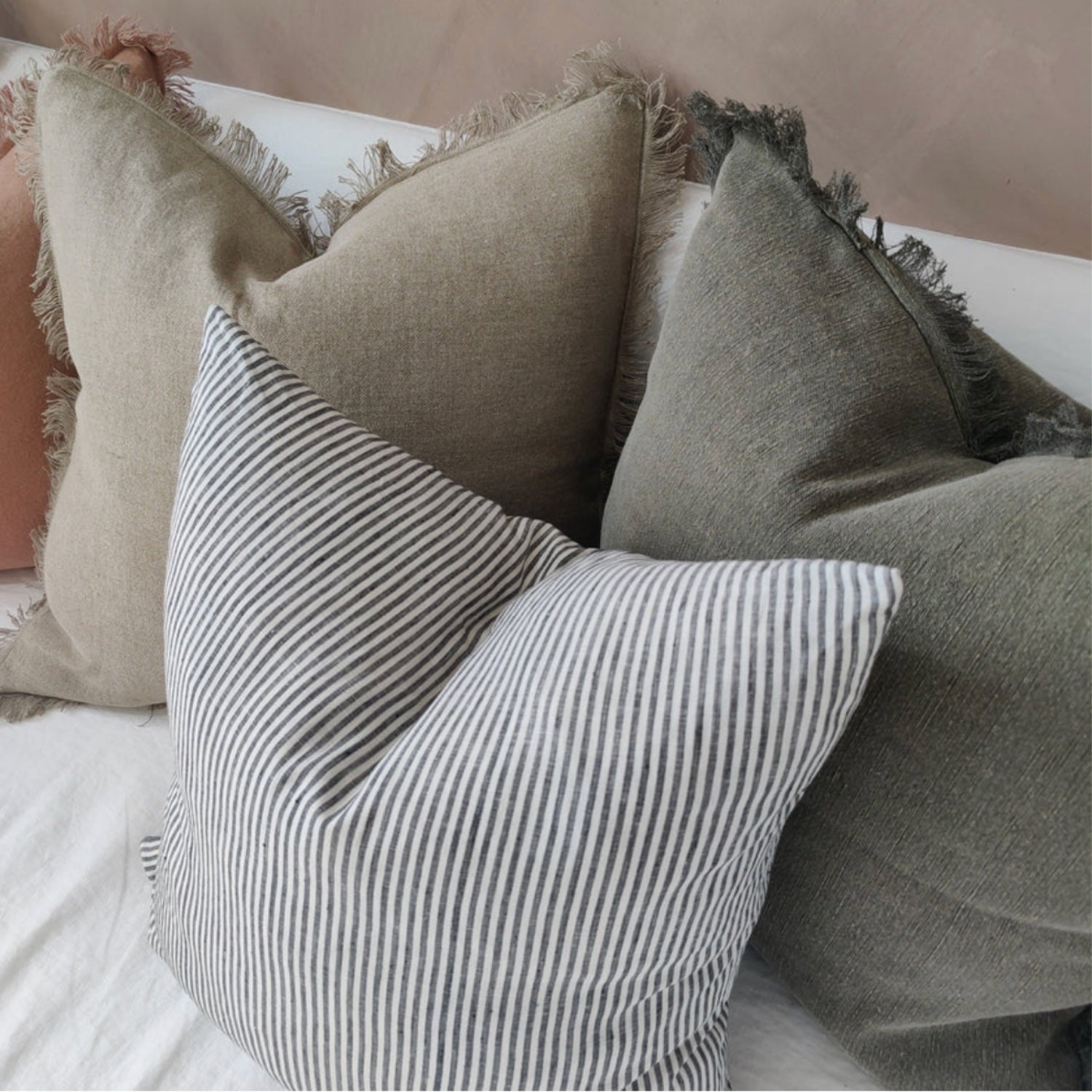 Riviera 55cm Cushion - Mocha