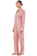 Grace Bamboo PJ Set - Pink