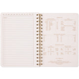 Twinwire Notebook (S) - Green Lattice