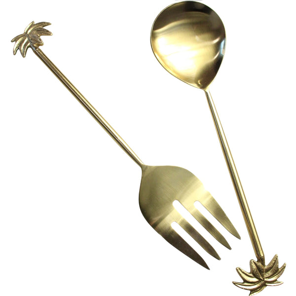 Salad Servers S/2 - Palm