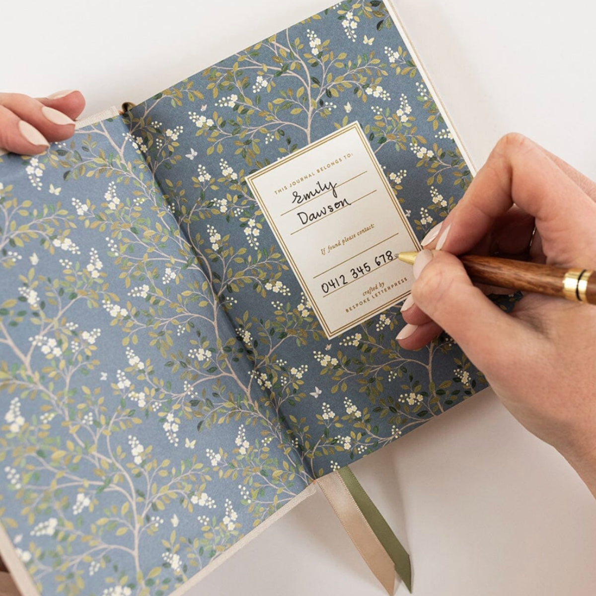 Linen Pocket Journal - Desert Sand