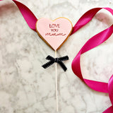 Individual Mother's Day Heart Cookie