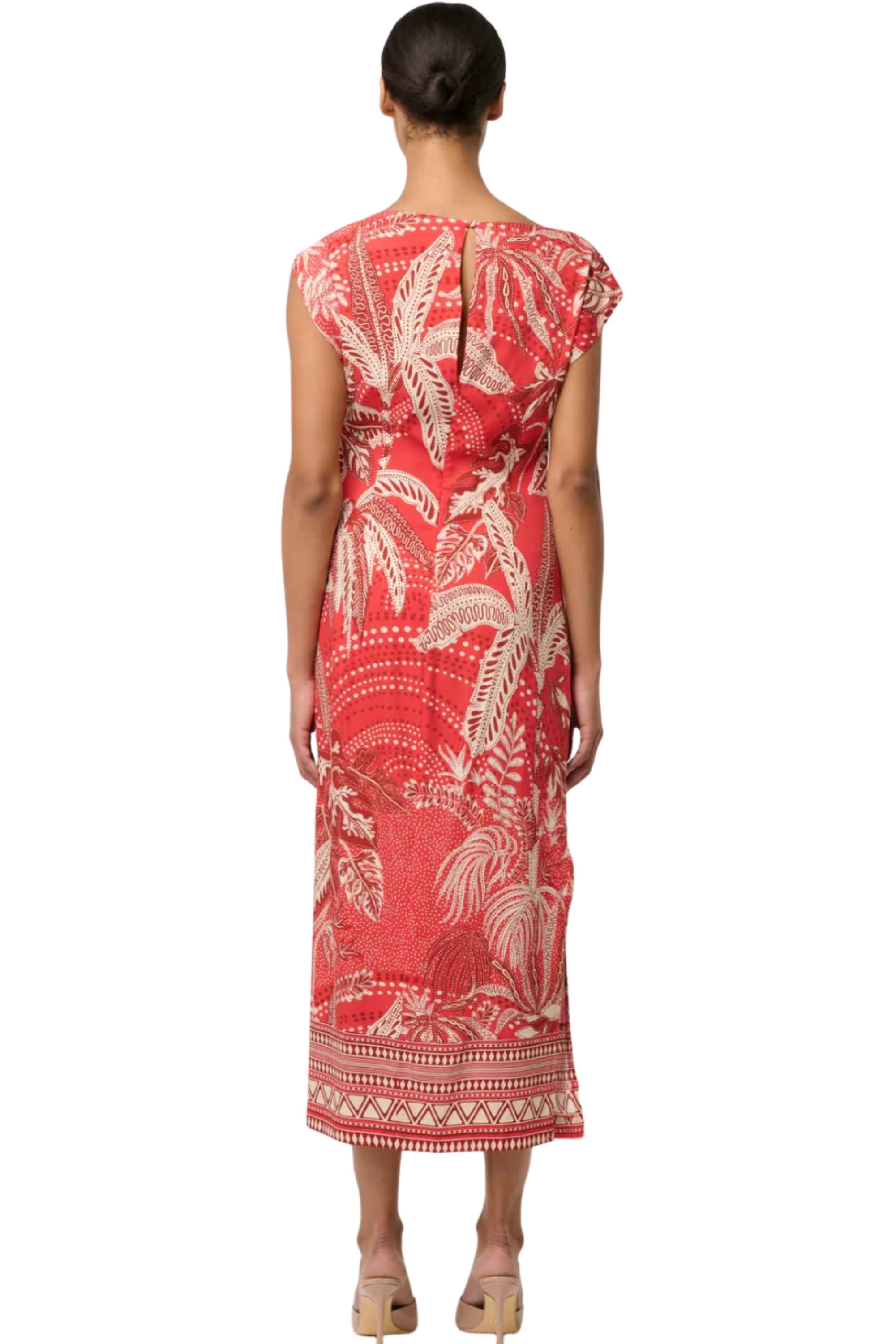 Monique Column Dress - Crimson Palms