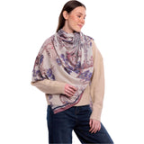 Scenic Village Print Scarf - Dusty