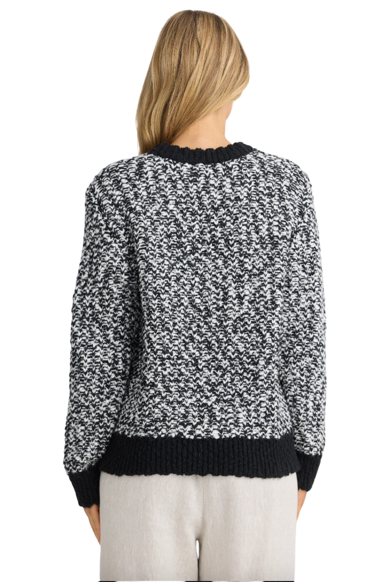 Twain Knit - Black/White