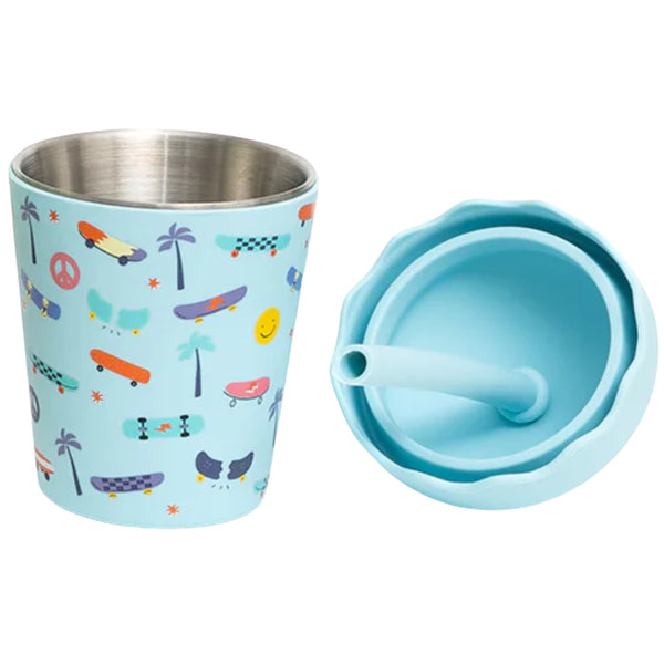 Smoothie Cup/Straw - Skate