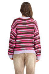 Allsorts Knit - Lilac Stripe