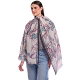 Scenic Village Print Scarf - Moss