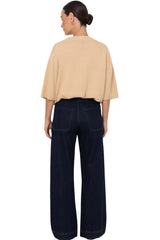Lucy Patch Pant - Denim