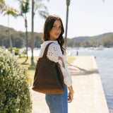 Arielle 2 pc Handbag - Chocolate