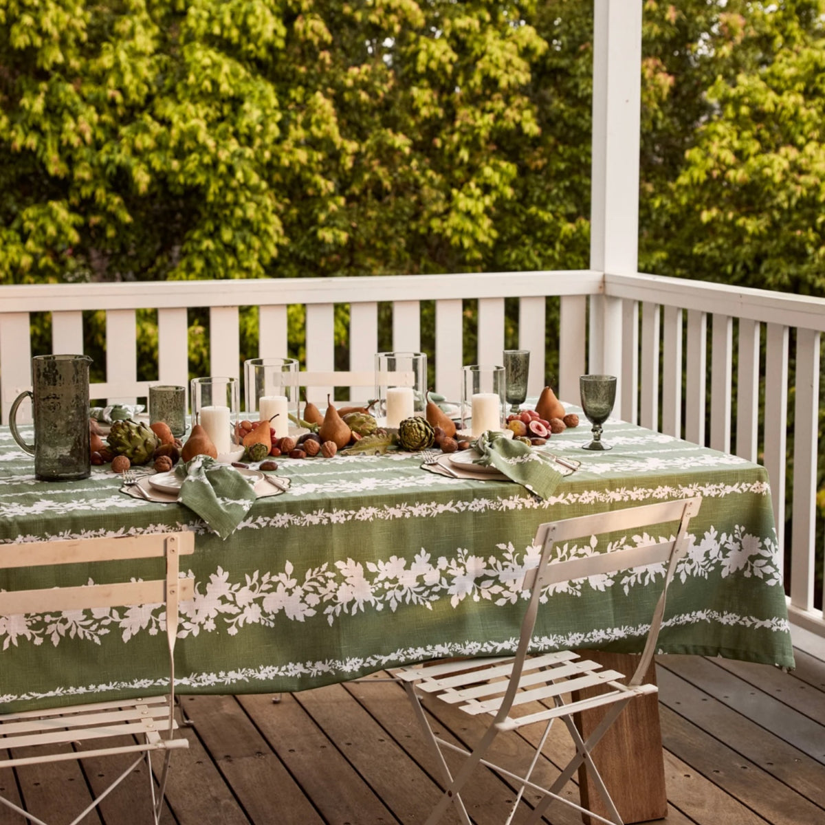 Emerson Tablecloth 150x230cm - Green
