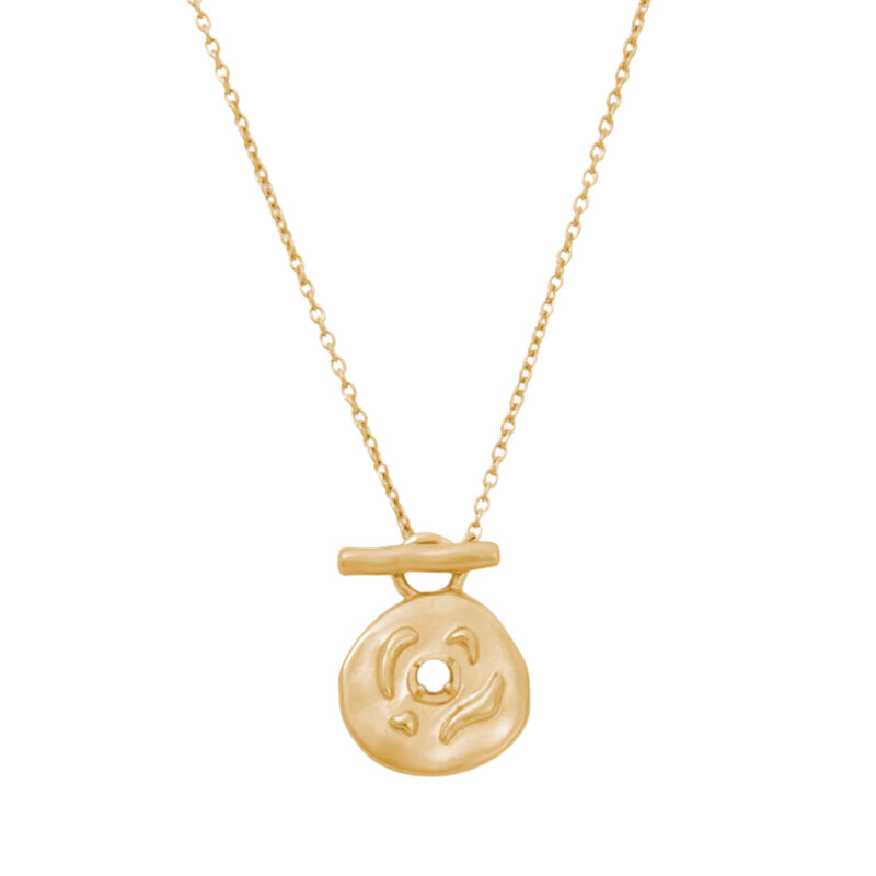 Vacanza Coin Necklace (18K Gold Vermeil)