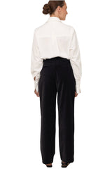 Nisha Velvet Pant - Black