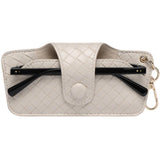 Skittle Sunglass Case - Woven Vanilla