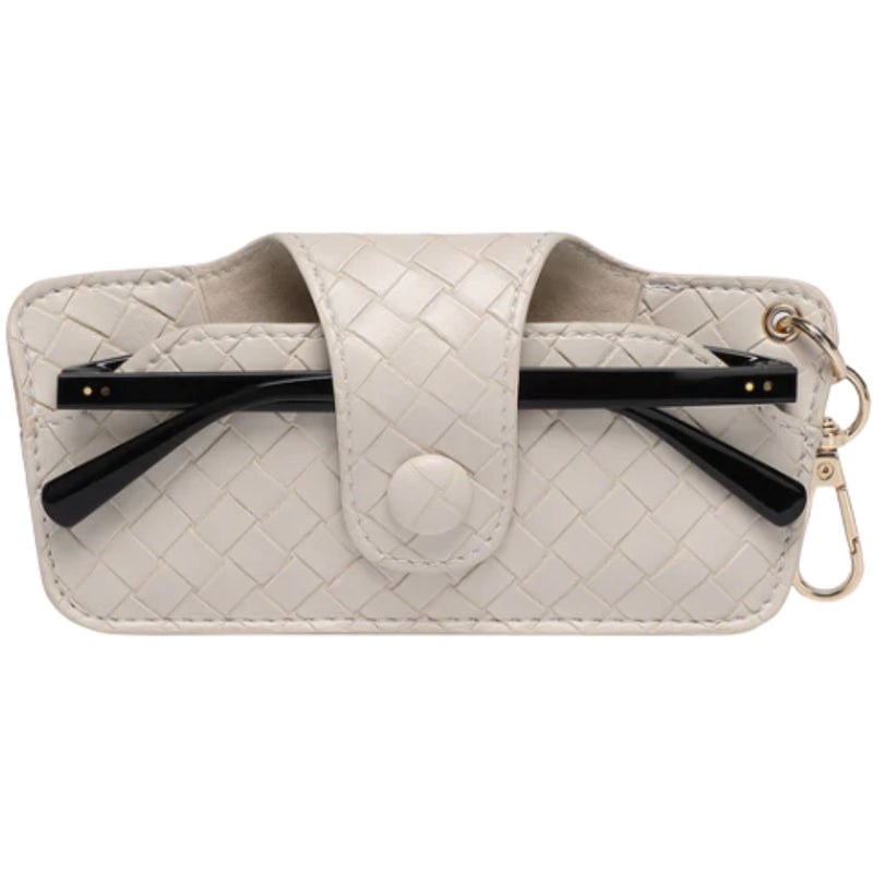 Skittle Sunglass Case - Woven Vanilla