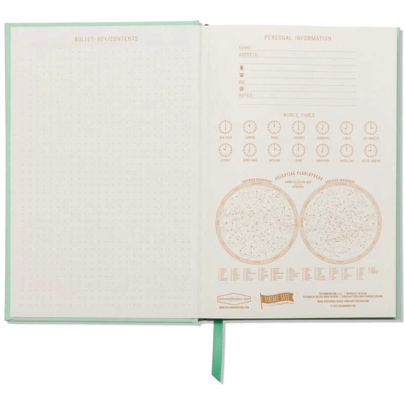 Vintage Sass Journal - Leaf Me Alone