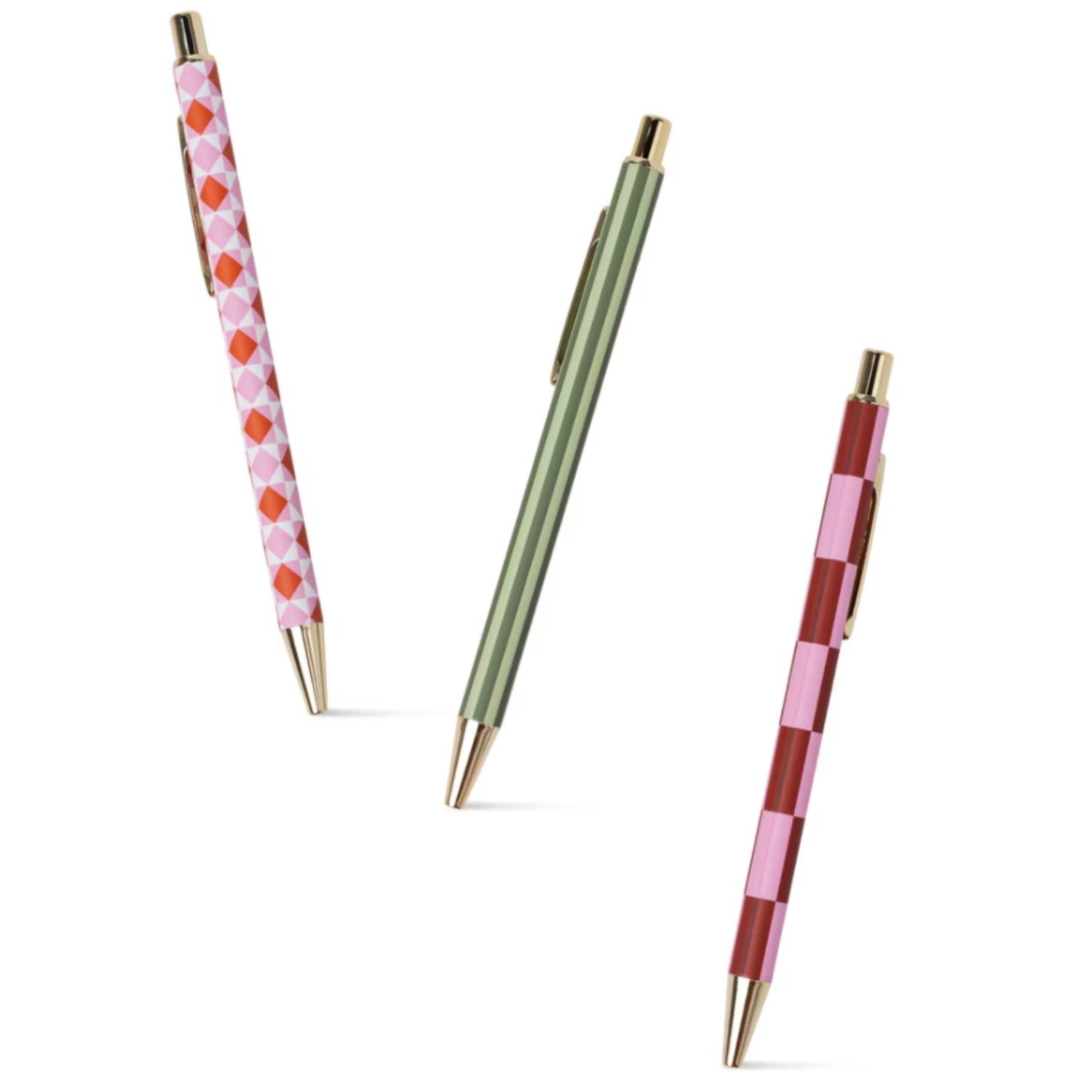 Pen Set - Diamond/Stripe/Check