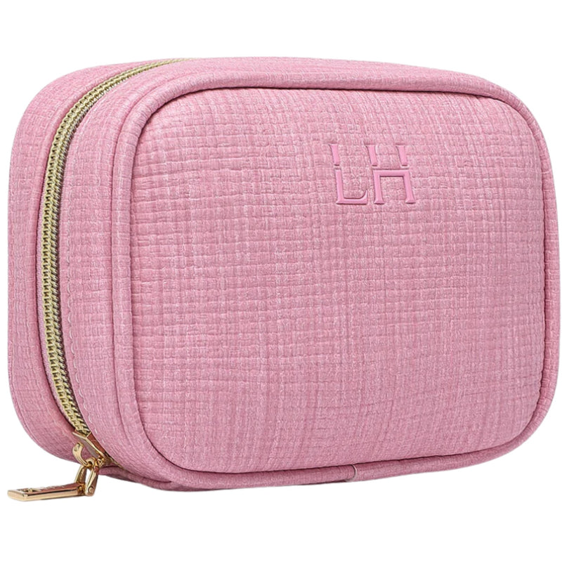 Rita Jewellery Case - Pastel Pink